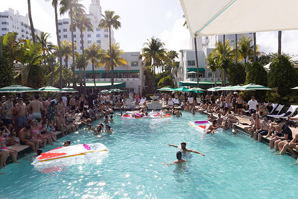 Kimpton Surfcomber Pool during Miami Music Week