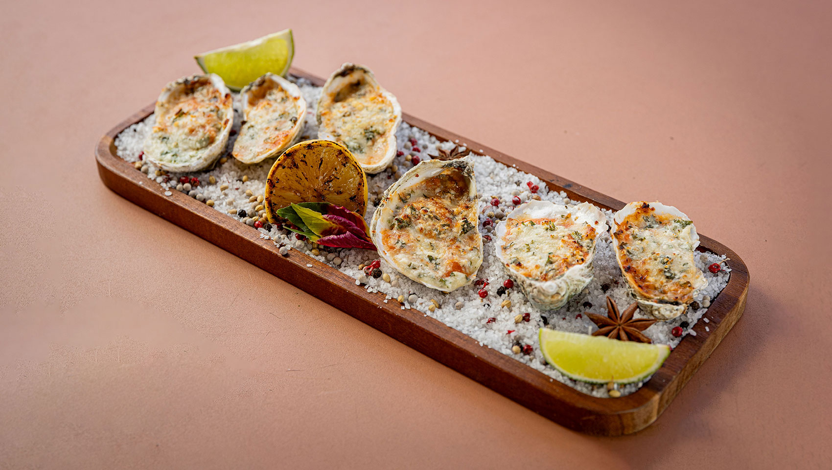 Oysters at Solei Beach Club