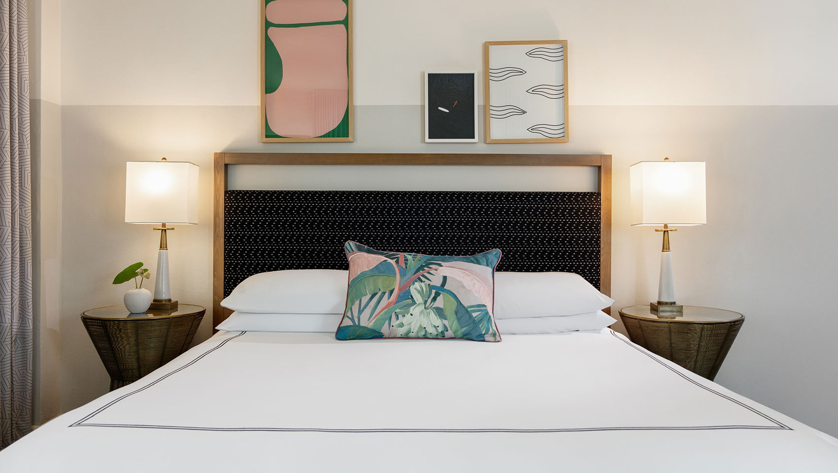 guest room at Kimpton Surfcomber Hotel