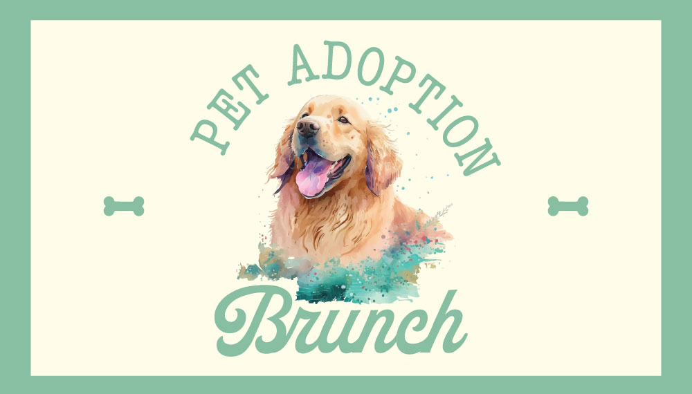 Pet Adoption Brunch Flyer