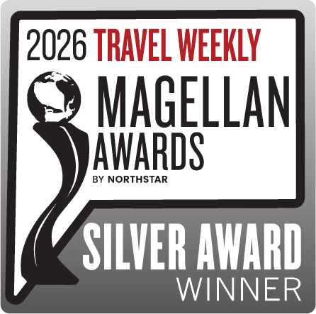 Travel Weekly Silver Magellan Award 2026 badge