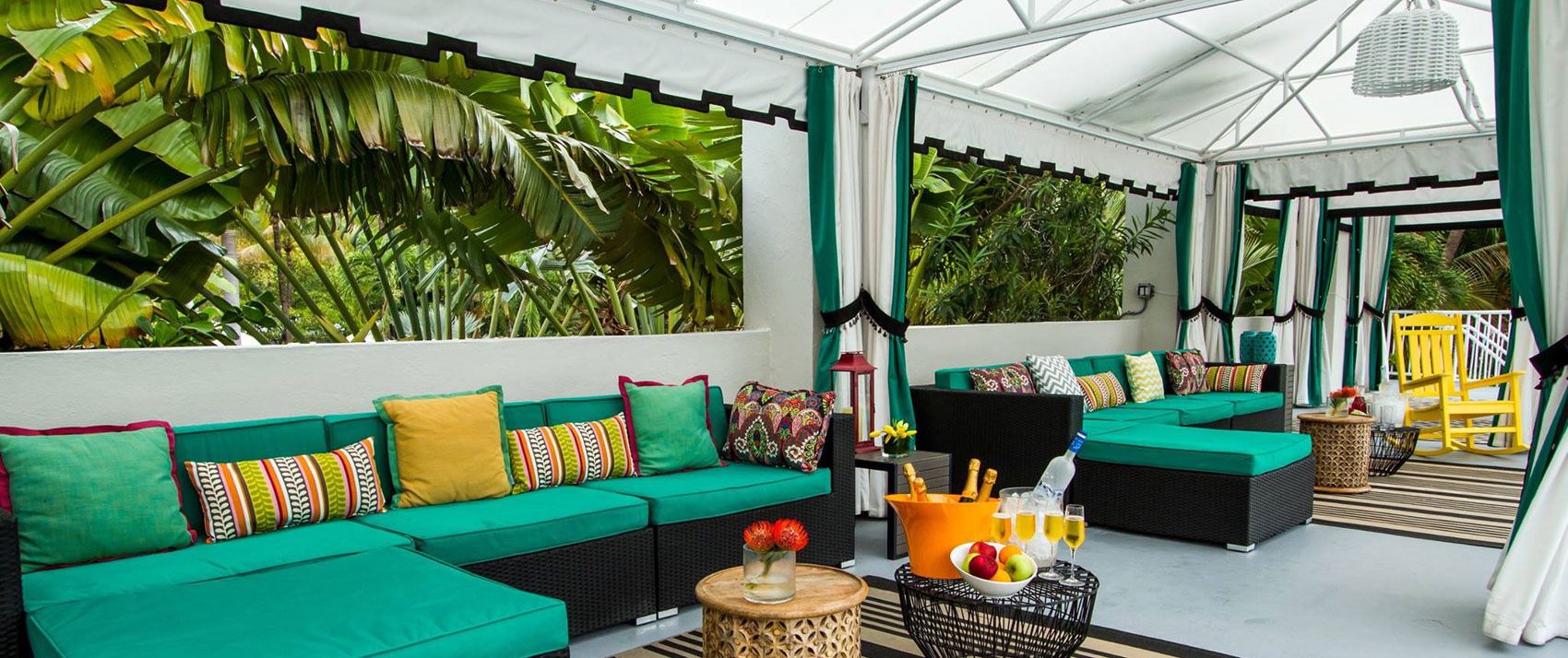 South Beach Pool Parties Kimpton Surfcomber Hotel Cabana Cure